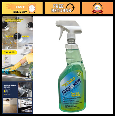 Heavy Duty Cleaner Degreaser Spray - 32 oz, Pack of 2, Industrial Strength, Fast