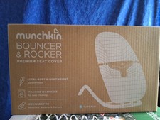 Munchkin Bouncer  Rocker Premium Seat Cover Replacement Sage Green Machine Wash