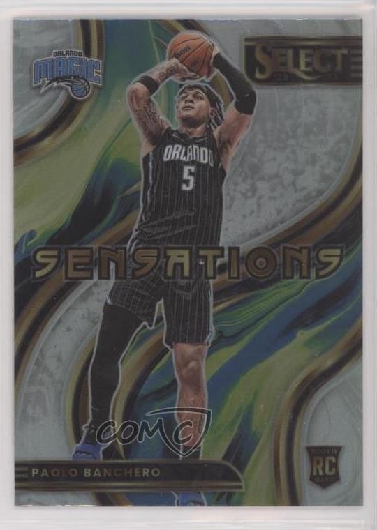2022-23 Panini Select Sensations Silver Prizm Paolo Banchero #17 Rookie RC