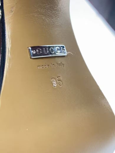 GUCCI Python Bit Pumps/ Size 35/ Beige/ Leather/ … - image 5