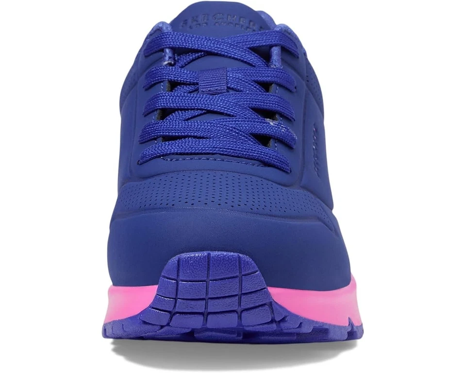 Skechers Uno Gen1 - Pop of Ombre Tenis Niñas 3.5 Azul Marino Entrenadores Zapatos TZP1059 Foto 3 de 4