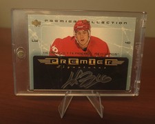 2003-04 Upper Deck Premier Collection Signatures Henrik Zetterberg #HZ
