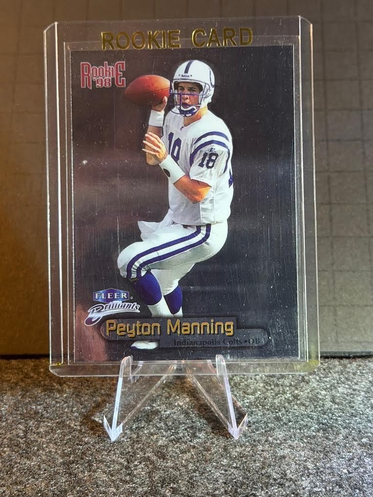 1998 Fleer Brilliants - Peyton Manning #120 (RC)