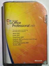 Microsoft Office 2007 Professional Full English Retail Version MS Pro