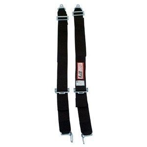 RJS 16003101 SFI 16.1 44 in. Length 3 in. Width Black Harness Shoulder Belt