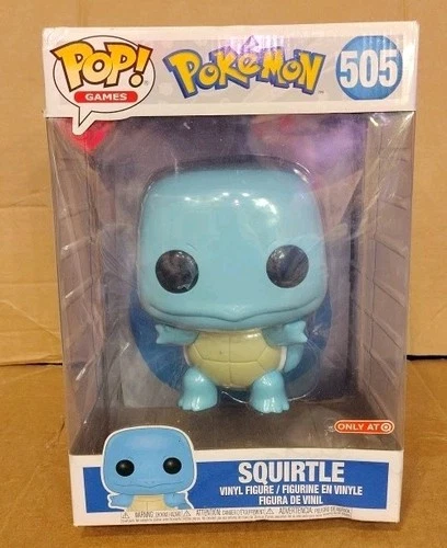 Funko Pop! Games Pokémon Squirtle #505 10" Target Exclusive Vinyl Figure