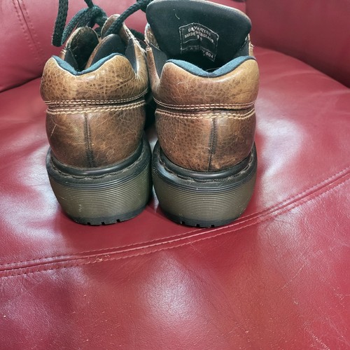 Vtg Dr Martens Platform Shoes Leather 8651 Womens Size 5 90s Grunge Y2K AirWair - Picture 3 of 9