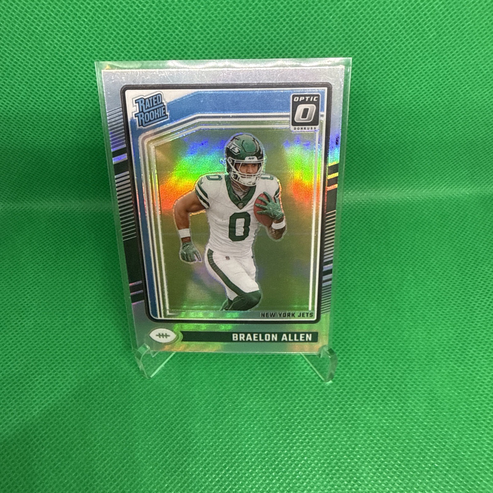 2024 Panini Donruss Optic - Braelon Allen #211 Holo Prizm (RC) off-center