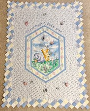 Vintage Classic Pooh Disney Baby Quilt Blanket Every Day s A Pooh Day 3D Bees