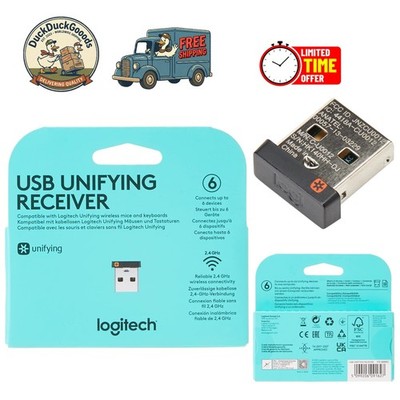 New Lightweight Unifying USB Receiver for MICE M905 M950 M505 & More Devices