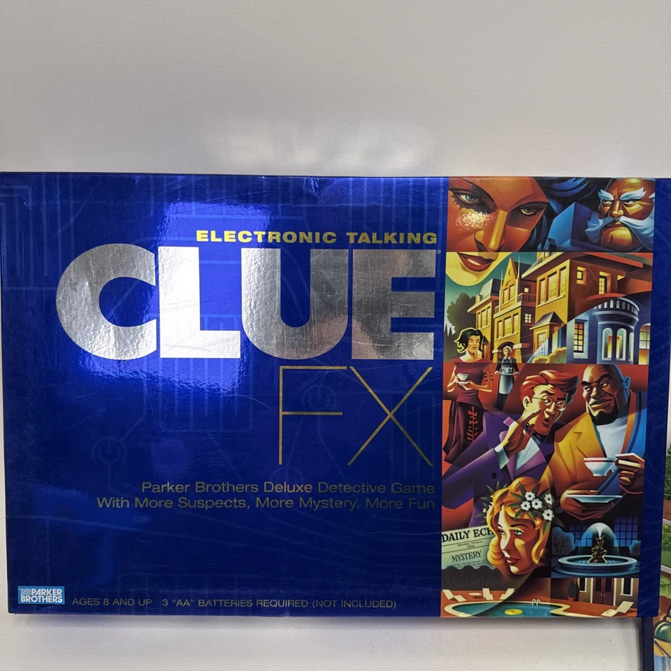Clue FX OBRAS COMPLETAS Parker Brothers 2003 Juego de Mesa Electrónico Detective Foto 2 de 4