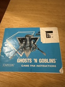 Ghosts 'n Goblins Hangtab for NES Nintendo W Box And Manual