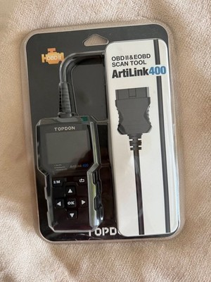 TOPDON AL400 OBD2 Diagnosegerät, 10 OBD2 Modi, One Touch I/M Bereitschaftstaste