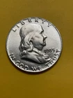 1953 d Franklin Half Silver Dollar