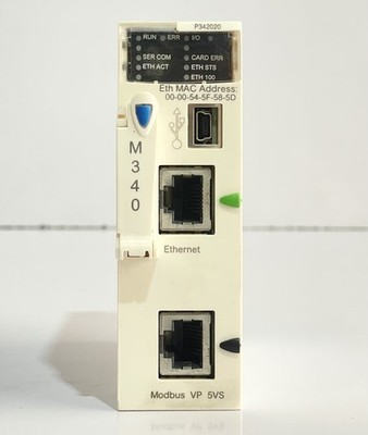 SCHNEIDER ELECTRIC BMXP342020 MODICON M340 PROCESSOR MODULE ETHERNET FREE SHIP