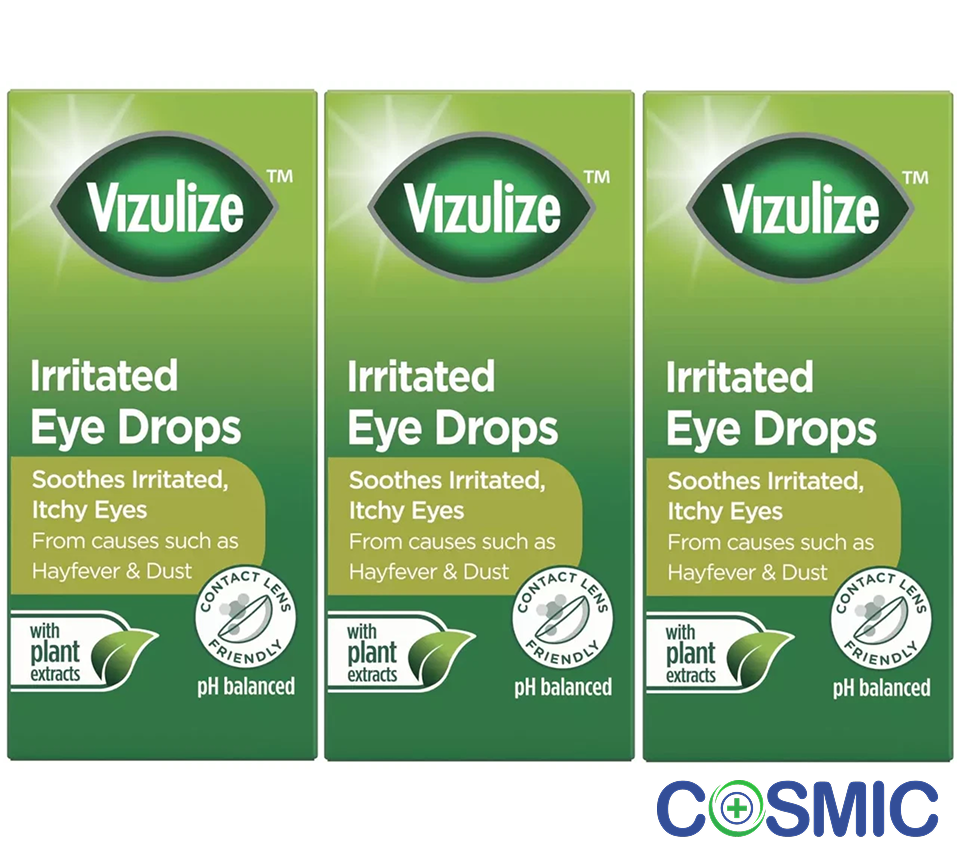 Vizulize Irritated Eye Drops Soothes & Relieves 10Ml - Image 3