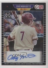 2021 Leaf Pro Set Metal 1989 Ebony Wave 9/10 Cody Morissette #PA-CM1 Auto 5c2