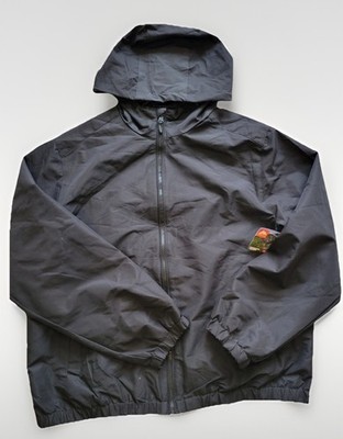 Ozark Trail black windbreaker Jacket men's Size XL  Zip Pockets Hooded  full zip