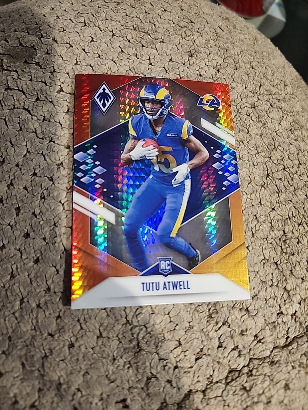 2021 Panini Phoenix NFL Fire Burst RC Tutu Atwell #119 Read Below 