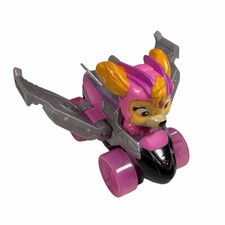 Paw Patrol Skye Mighty Pups Charged Up True Metal Diecast Vehicle Pink Silver