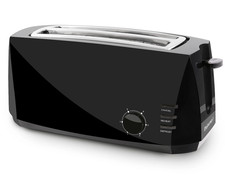 Elite Gourmet 4-Slice Long Slot Toaster Cool Touch Design – Free Shipping