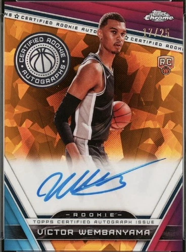 Victor Wembanyama Auto /25 2023-24 Topps Chrome Sapphire Edition