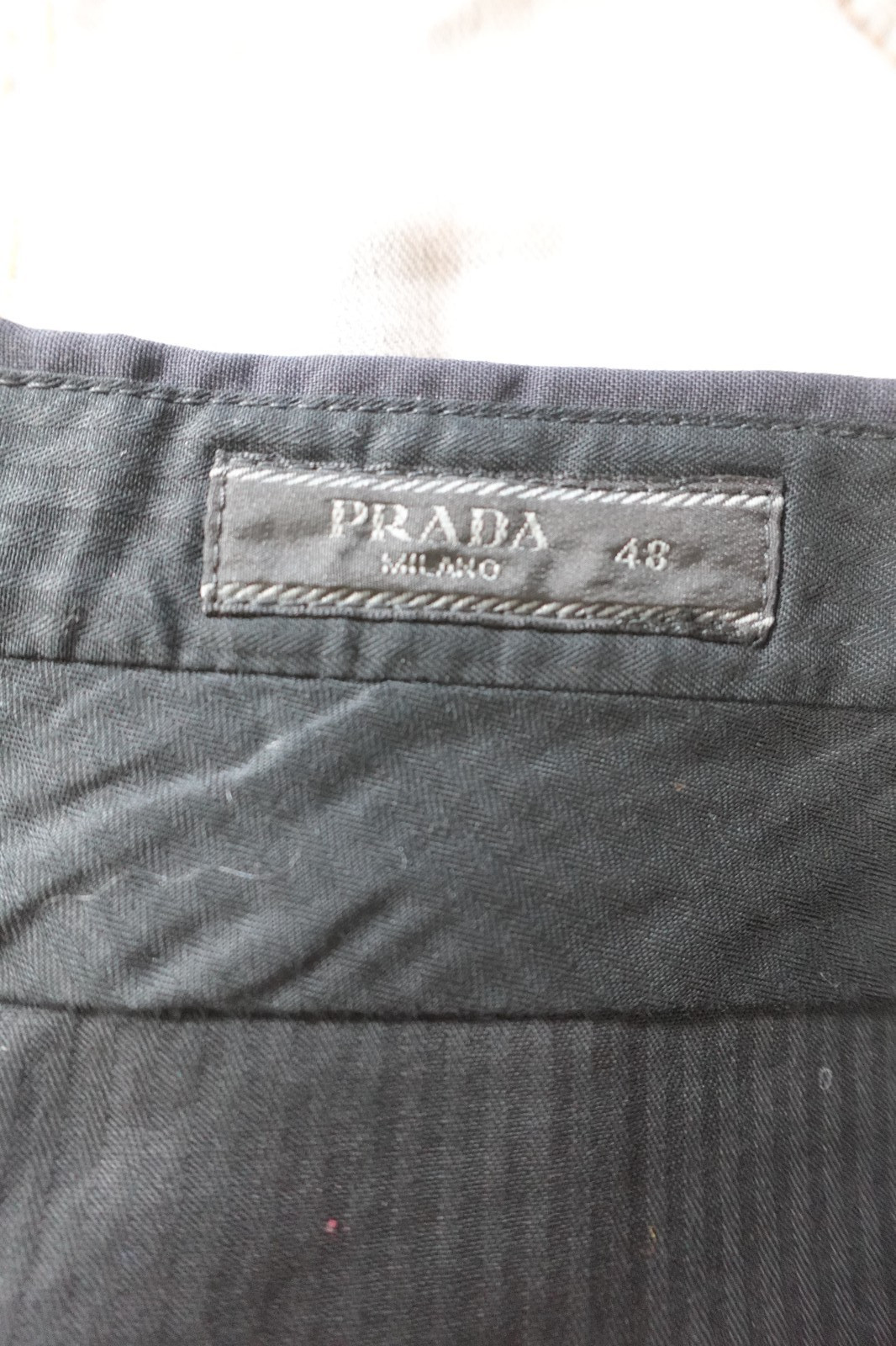 PRADA Men's Trousers Size 34/48 Pant Man Vintage Italy Casual Wool Elegant thumbnail 11