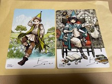 14 Atelier of Witch Hat Agate Signed Visual Board Set 2 Anime Limited Edition