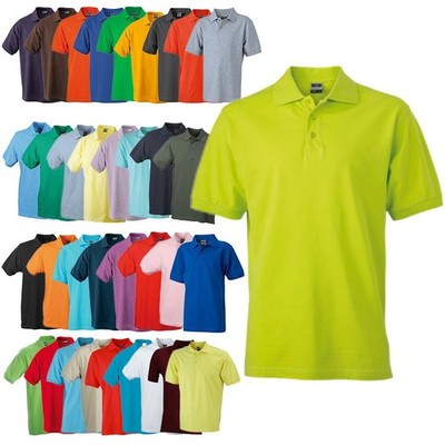 2er-Pack Herren Poloshirt Classic | James & Nicholson, S-3XL, 100% Baumwolle