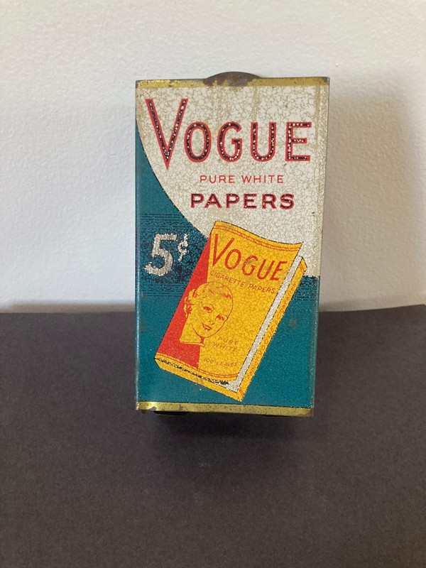 Rare Vintage Vogue Cigarette Papers Store Display Dispenser