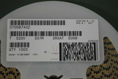 330uF 2.5v SMD Tantalum Capacitor replace NEC/Tokin 0E907 OE907 0E128 OE12 5pcs