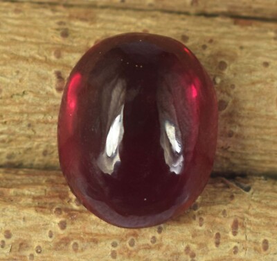 19.75 CT Natürlich Rot Rubin 16 X 13 MM Oval Cabochon Edelstein Certified C9706