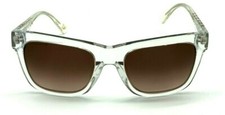 Diane von Furstenberg Ladies Designer Clear Brown / Brown Tinted Sunglasses