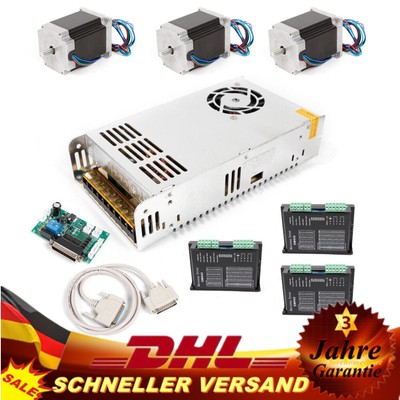 3Axis Nema 23 Stepper Motor 270oz Driver USB Controller Board CNC Kit