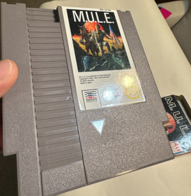 M.U.L.E. Nintendo Nes Game Complete CIB box + manual 🫏 insert mule