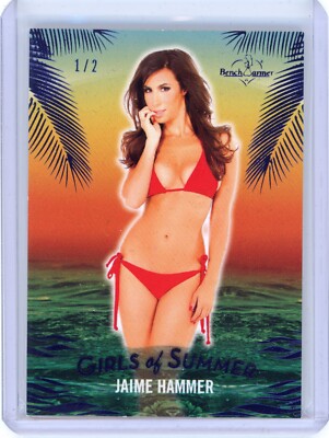2025 BENCHWARMER GIRLS OF SUMMER JAIME HAMMER BASE CARD # 1/2
