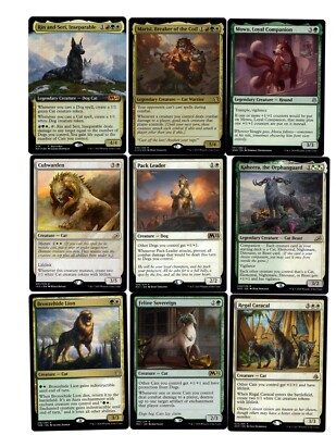 Dogs & Cats 100 Card Magic the Gathering Commander Deck-Mythic-Rare-Rin-Seri MTG