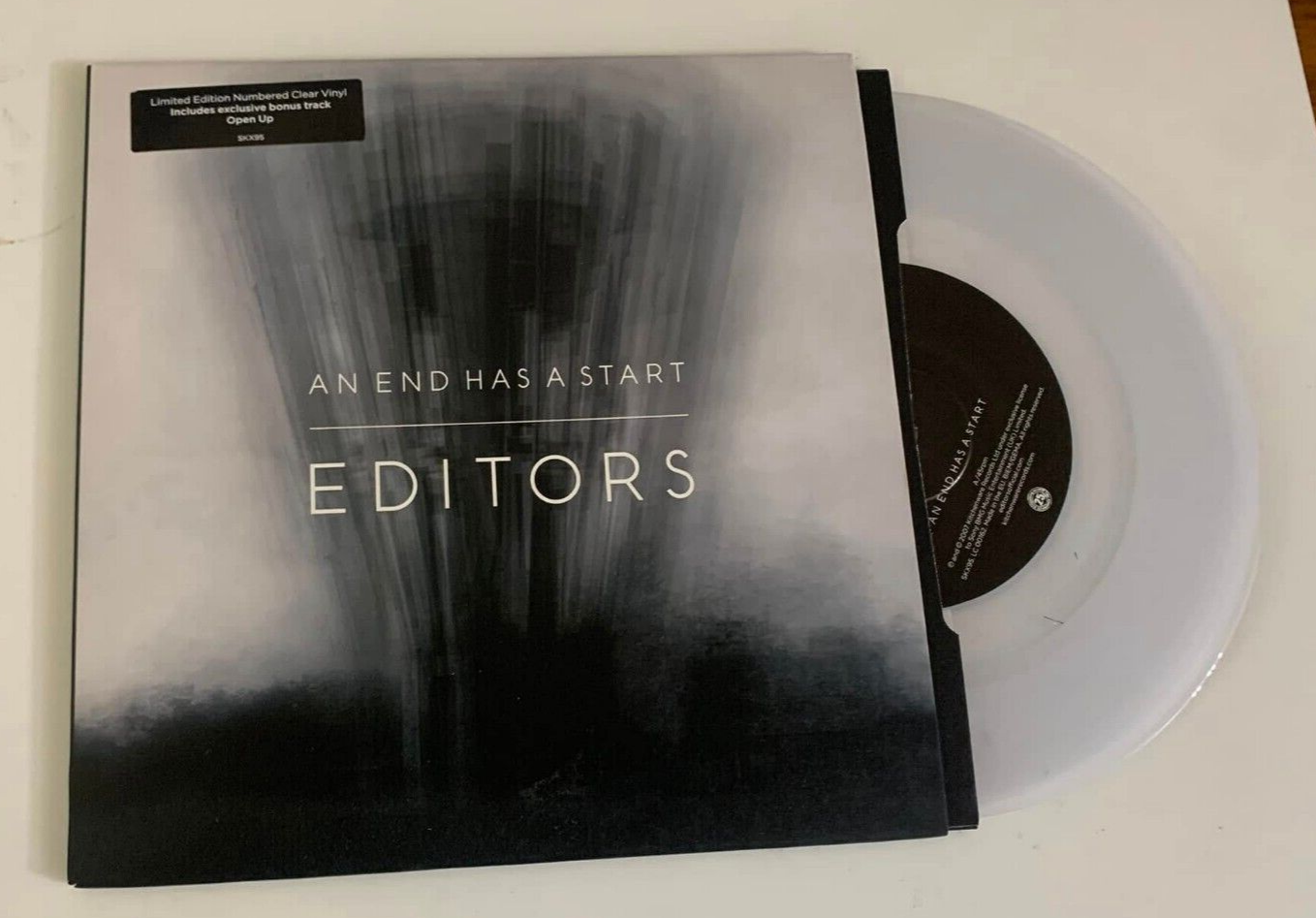 Editors – An End Has A Start  7"" Clear Coloured Vinyl 2007 Numbered