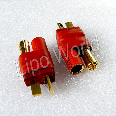 Deans Stecker 5.5mm Goldkontakte Buchse Hochvoltstecker Adapter Lade Kabel Akku