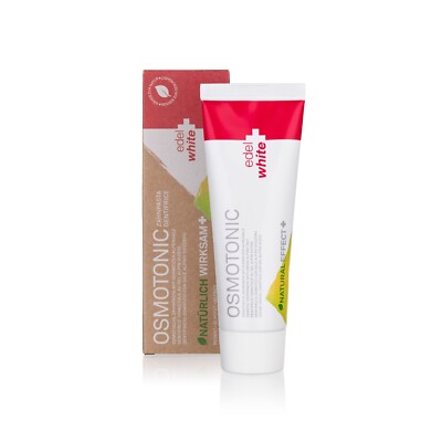 2x Edel+White OSMOTONIC Toothpaste 75ml - New - OVP - Shipping Worldwide