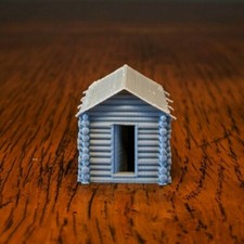 HO-Scale - Small Log Cabin Shed - 1:87 Scale ...