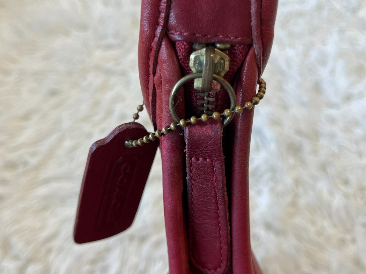 Vintage Coach Ergo Zip Hobo Shoulder Bag Purse 9025 Red Vintage Coach Ergo Zip Hobo Shoulder Bag Purse 9025 Red