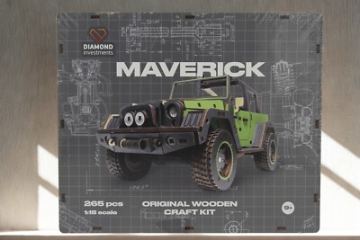 Unidragon Holzpuzzle I MAVERICK (1:18) 265 Teile - Neu, in Originalverpackung