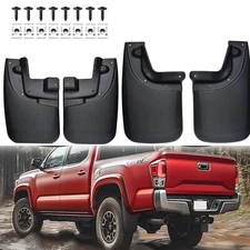 For Toyota Tacoma 05-15 Front Rear Mud Flaps Mud Guards Splash Guards w/Fender  