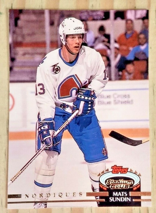 199293 TOPPS STADIUM MATS SUNDIN CARD478 NRMINT MAPLE LEAFS CANUCKS