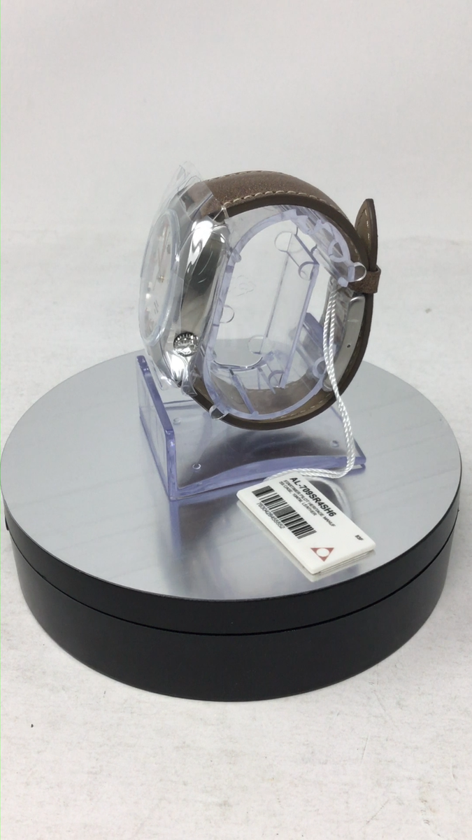 Alpina Startimer Pilot Heritage Men's Brown Leather Watch 42MM AL