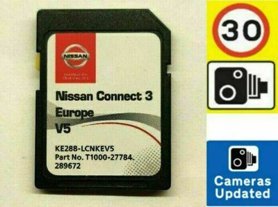 NISSAN CONNECT 3 SD KARTE CARD EUROPA V5 2020 QASHQAI JUKE MICRA NOTE