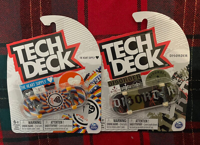 Tech Deck The Heart Supply Jagger Eaton & Disorder Fingerbaords Spin master  See