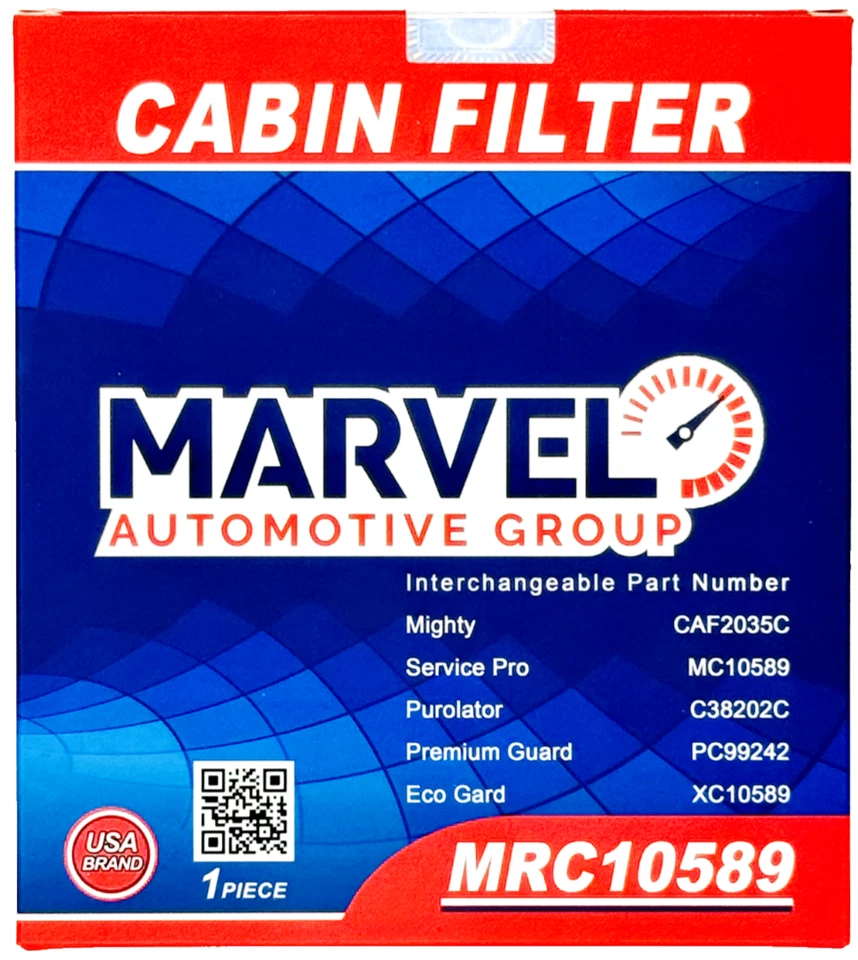 Marvel Cabin Air Filter MRC10589 (64119237159) for BMW X3 2011-2017 - Image 2 of 4