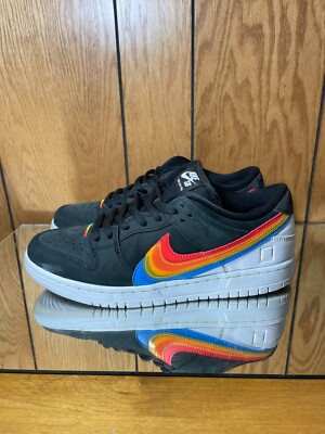 Nike SB Dunk Low Pro ''Black'' Polaroid DH7722-001 Men's Sneakers s 9.5